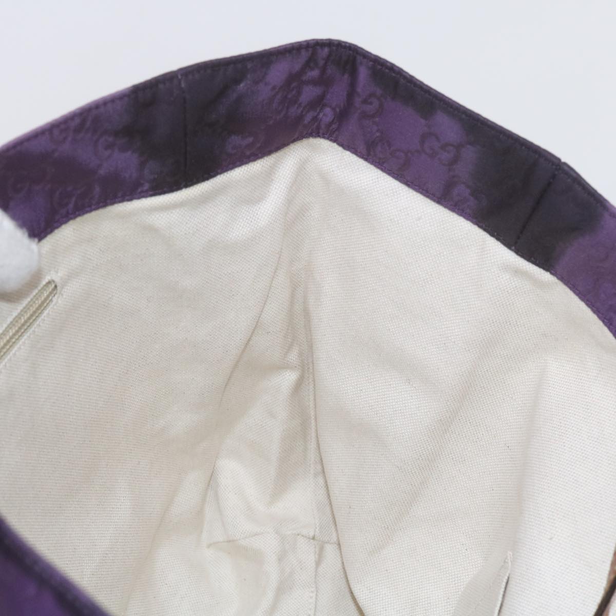 GUCCI GG Canvas Tote Bag Purple 282439  60524