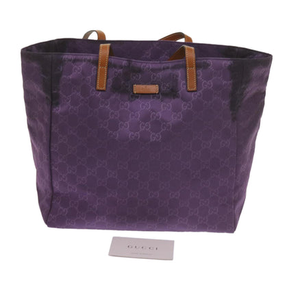 GUCCI GG Canvas Tote Bag Purple 282439  60524