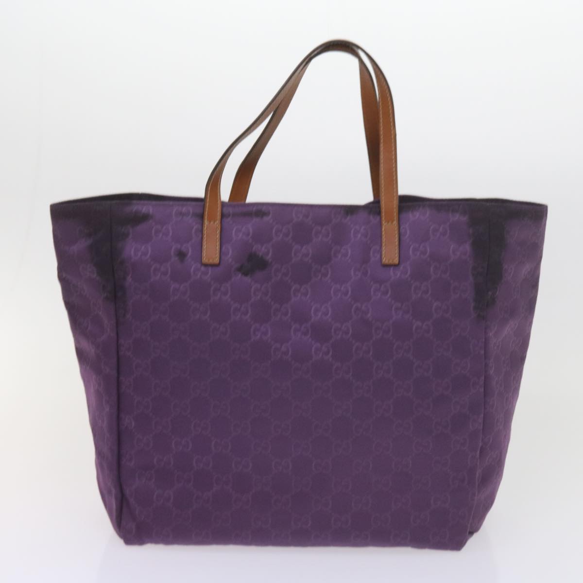 GUCCI GG Canvas Tote Bag Purple 282439  60524