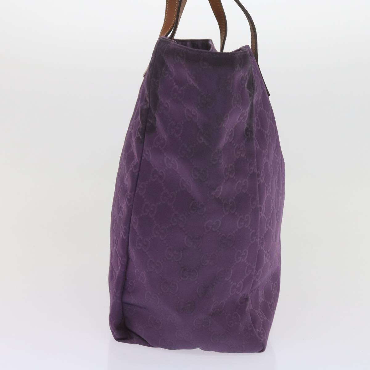 GUCCI GG Canvas Tote Bag Purple 282439  60524