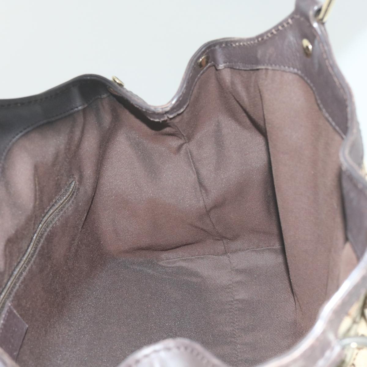 GUCCI GG Canvas Tote Bag Beige 211944  60688