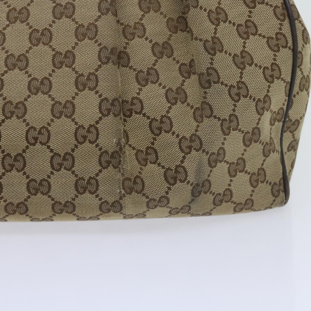GUCCI GG Canvas Tote Bag Beige 211944  60688