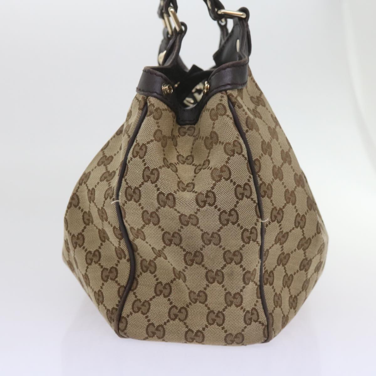 GUCCI GG Canvas Tote Bag Beige 211944  60688