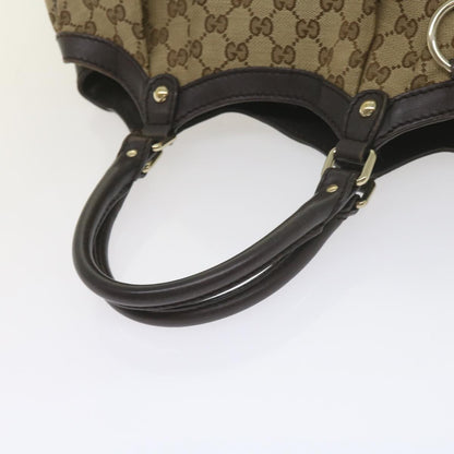 GUCCI GG Canvas Tote Bag Beige 211944  60688