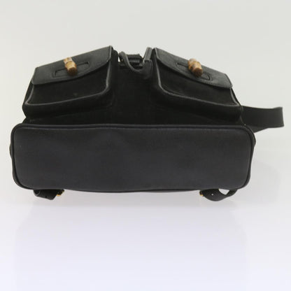 GUCCI Bamboo Backpack Suede Black 003 1119 0016  60693