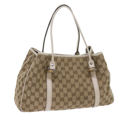 GUCCI GG Canvas GG Twins Tote Bag Beige 232957  60992