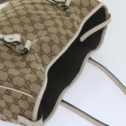 GUCCI GG Canvas GG Twins Tote Bag Beige 232957  60992