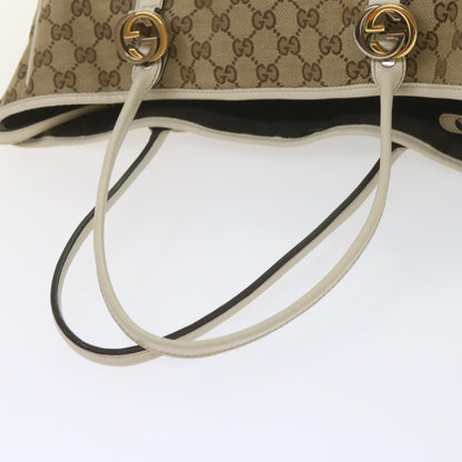 GUCCI GG Canvas GG Twins Tote Bag Beige 232957  60992