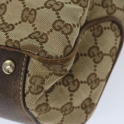 GUCCI GG Canvas Web Sherry Line Tote Bag Beige Red Green 161717  61031