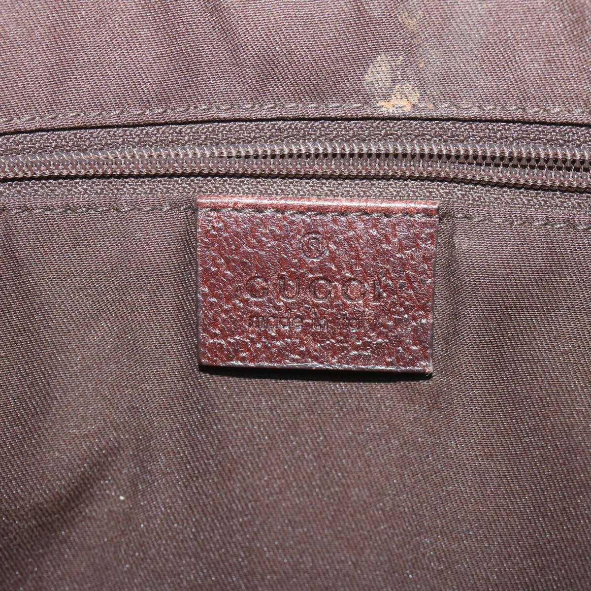 GUCCI GG Canvas Web Sherry Line Tote Bag Beige Red Green 161717  61031