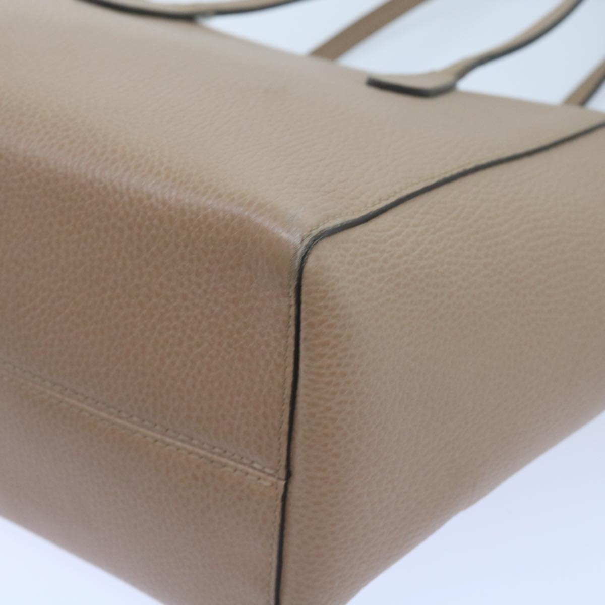 GUCCI Swing Tote Bag Leather Beige 354408  61085