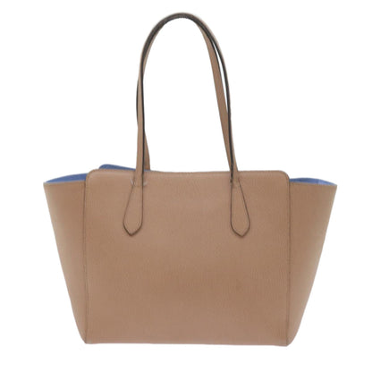 GUCCI Swing Tote Bag Leather Beige 354408  61085