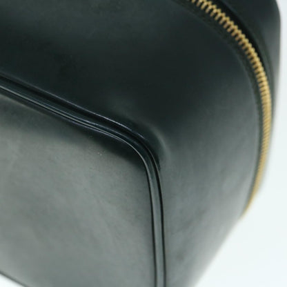 GUCCI Bamboo Vanity Cosmetic Pouch Patent leather Green 032 1956 0150  61086