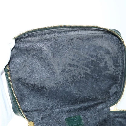 GUCCI Bamboo Vanity Cosmetic Pouch Patent leather Green 032 1956 0150  61086