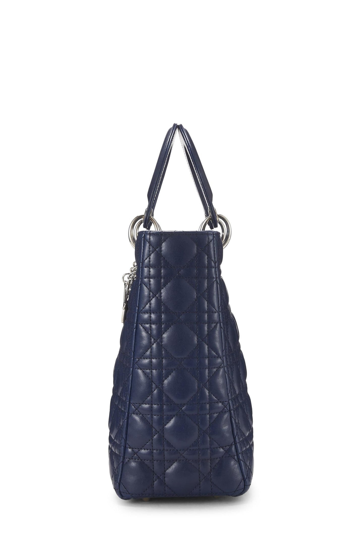 Dior, Blue Cannage Quilted Lambskin Lady Dior Large, Blue