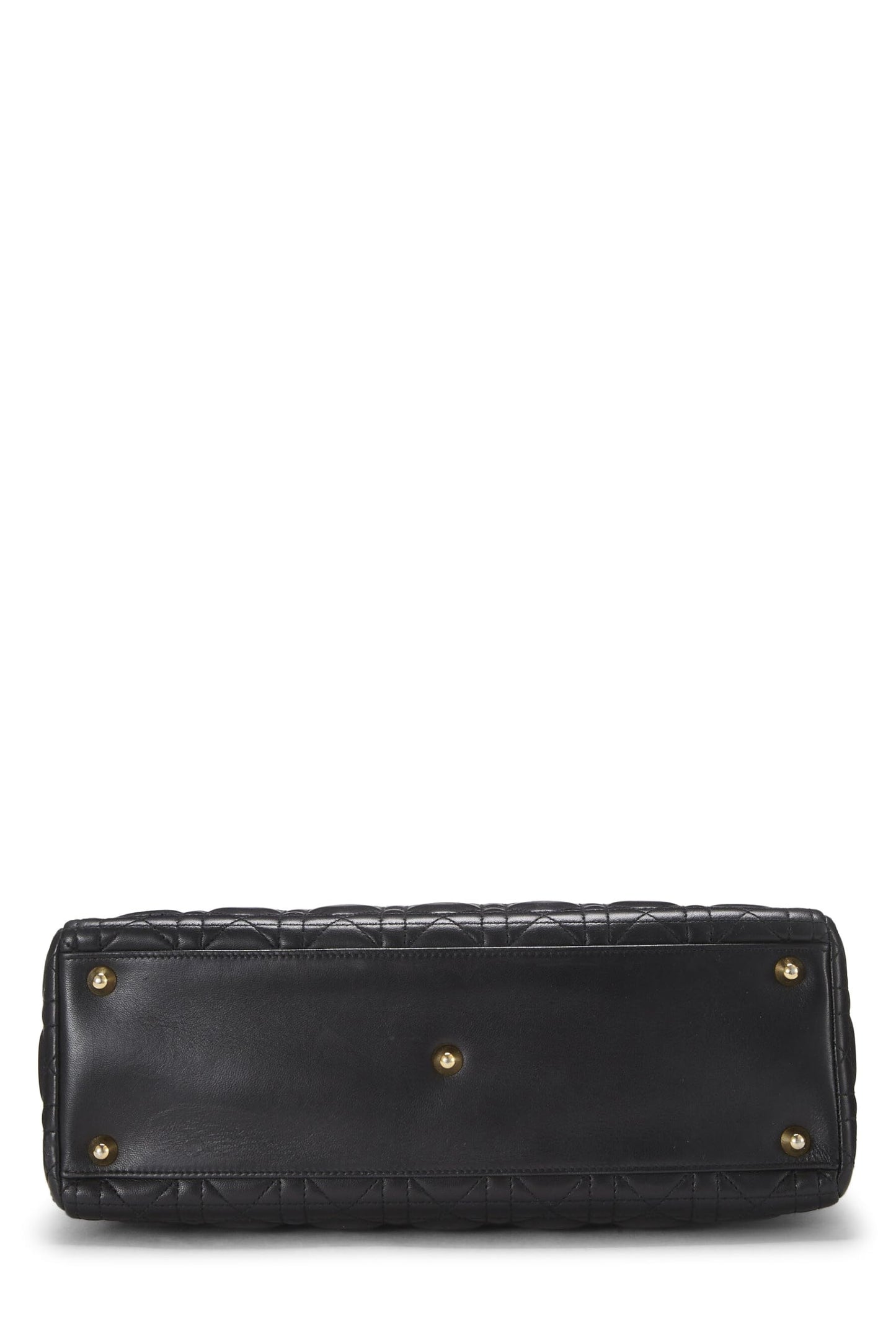 Dior, Black Cannage Leather Lady Dior Large, Black