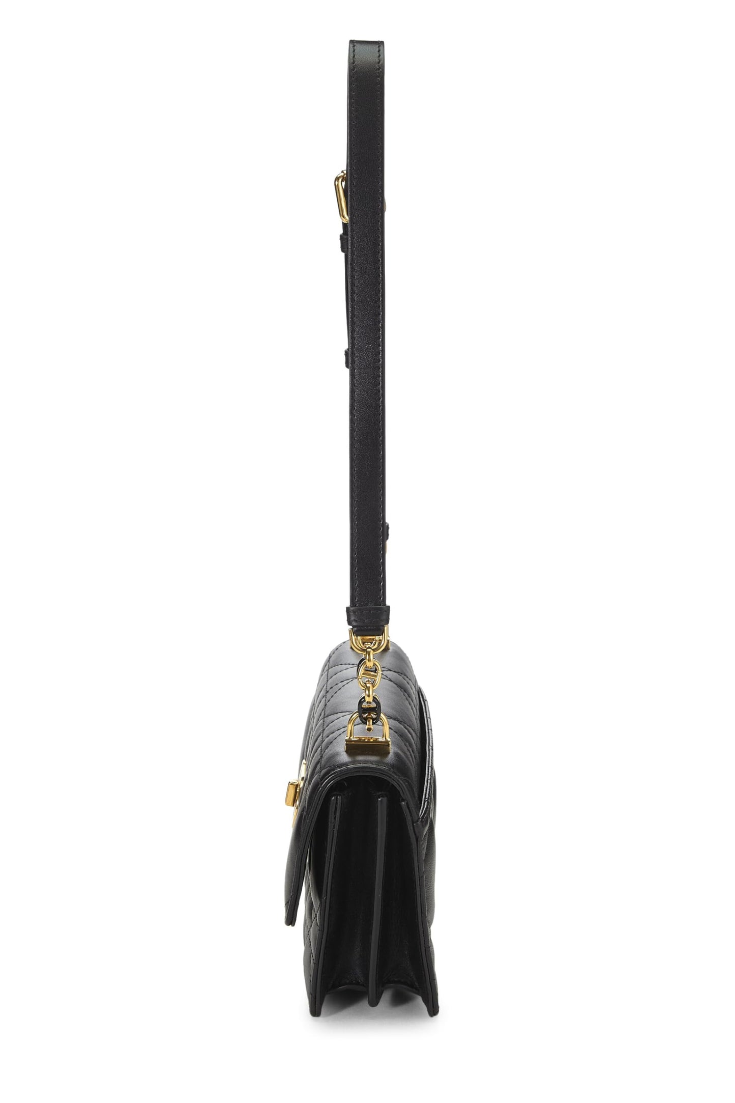 Dior, Black Cannage Lambskin Miss Caro Bag Mini, Black
