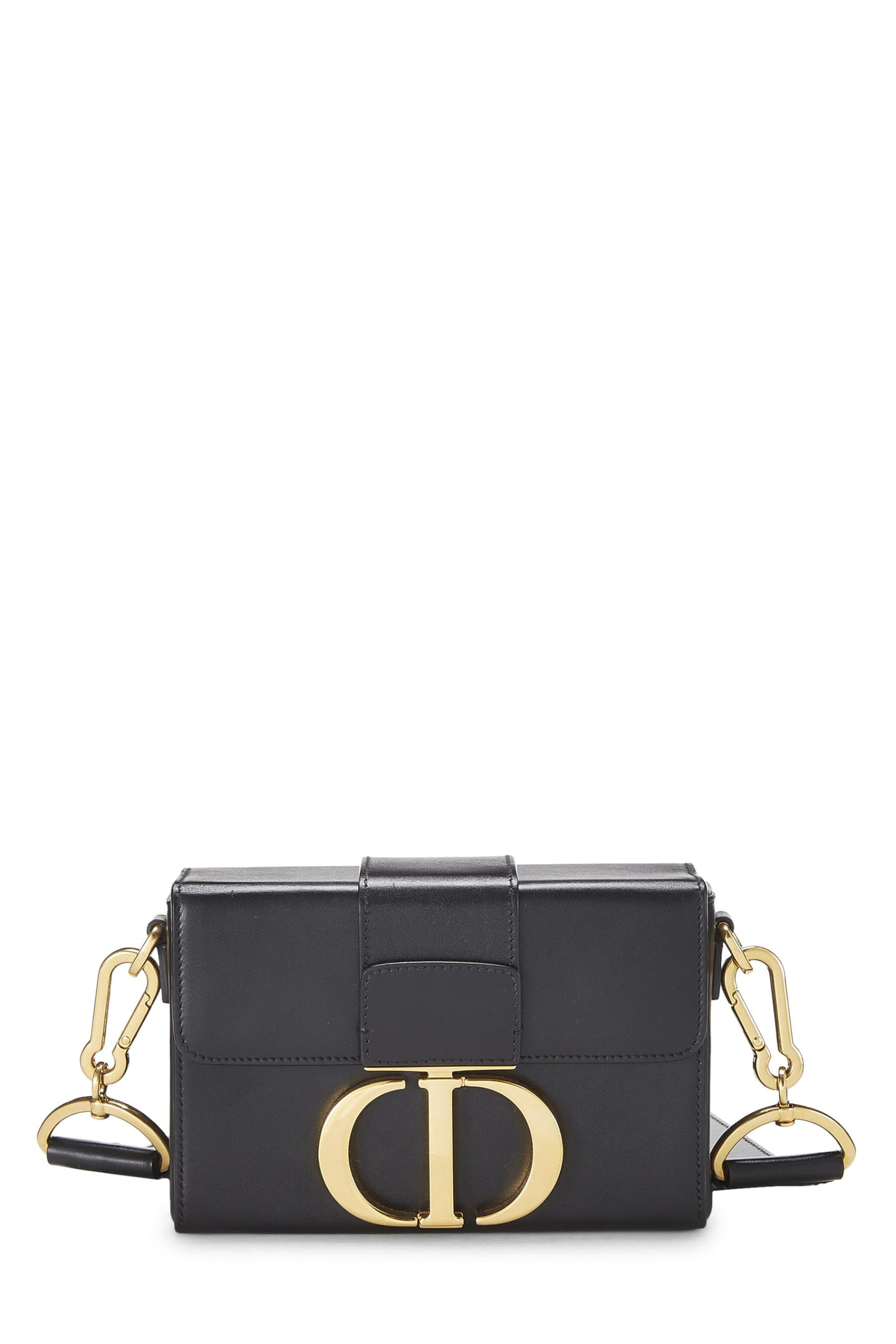 Dior, Black Calfskin 30 Montaigne Box Bag, Black
