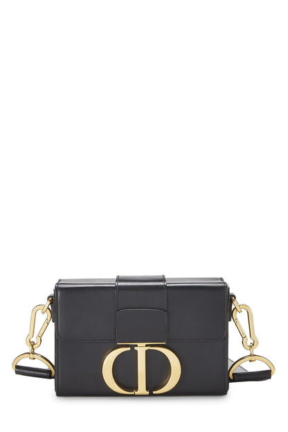 Dior, Black Calfskin 30 Montaigne Box Bag, Black