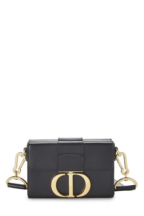 Dior, Black Calfskin 30 Montaigne Box Bag, Black