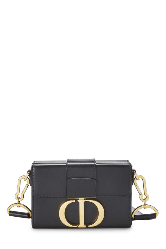 Dior, Black Calfskin 30 Montaigne Box Bag, Black