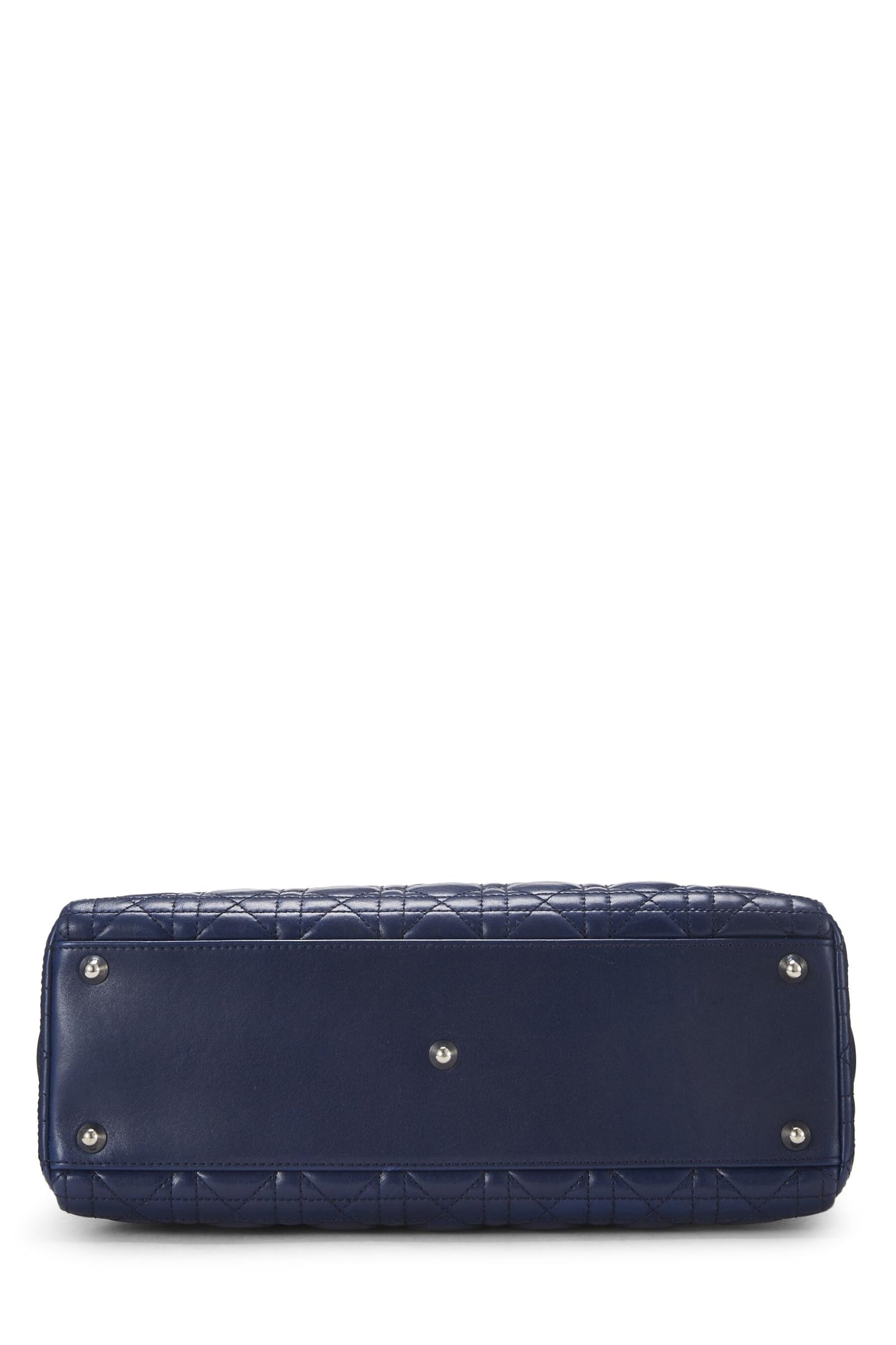 Dior, Blue Cannage Quilted Lambskin Lady Dior Large, Blue