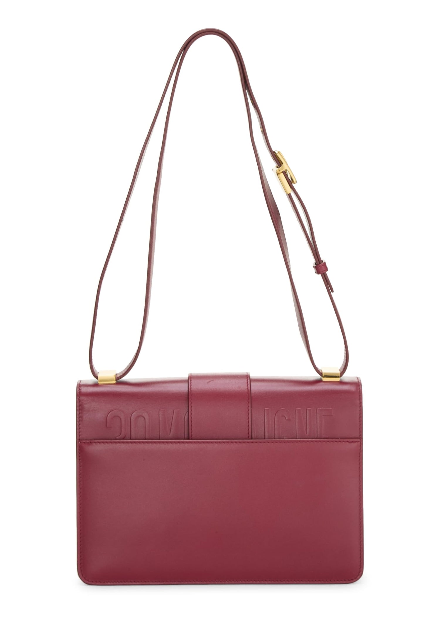 Dior, Burgundy Calfskin 30 Montaigne Box Bag, Burgundy