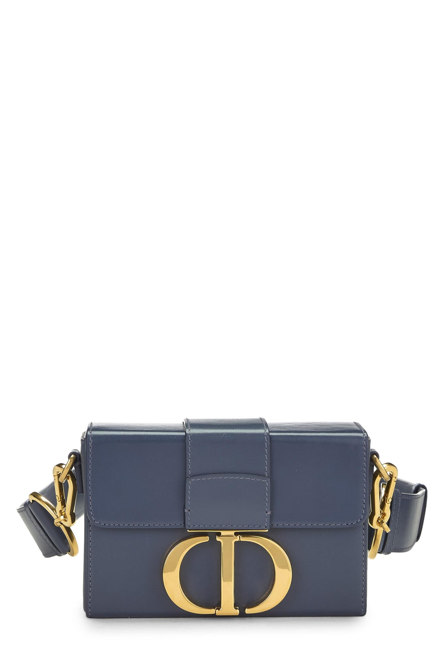 Dior, Navy Calfskin 30 Montaigne Box, Navy
