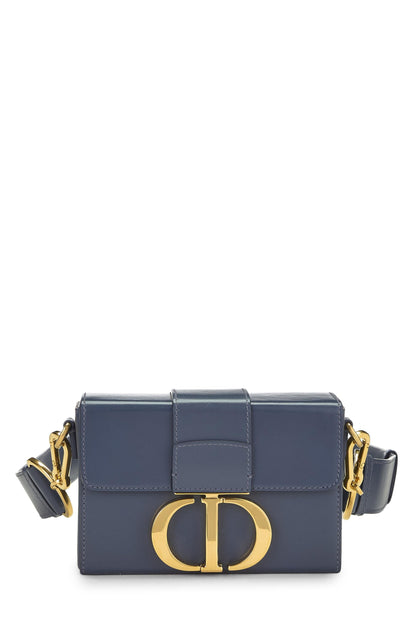 Dior, Navy Calfskin 30 Montaigne Box, Navy