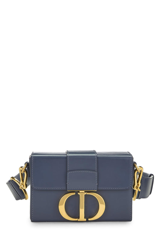 Dior, Navy Calfskin 30 Montaigne Box, Navy