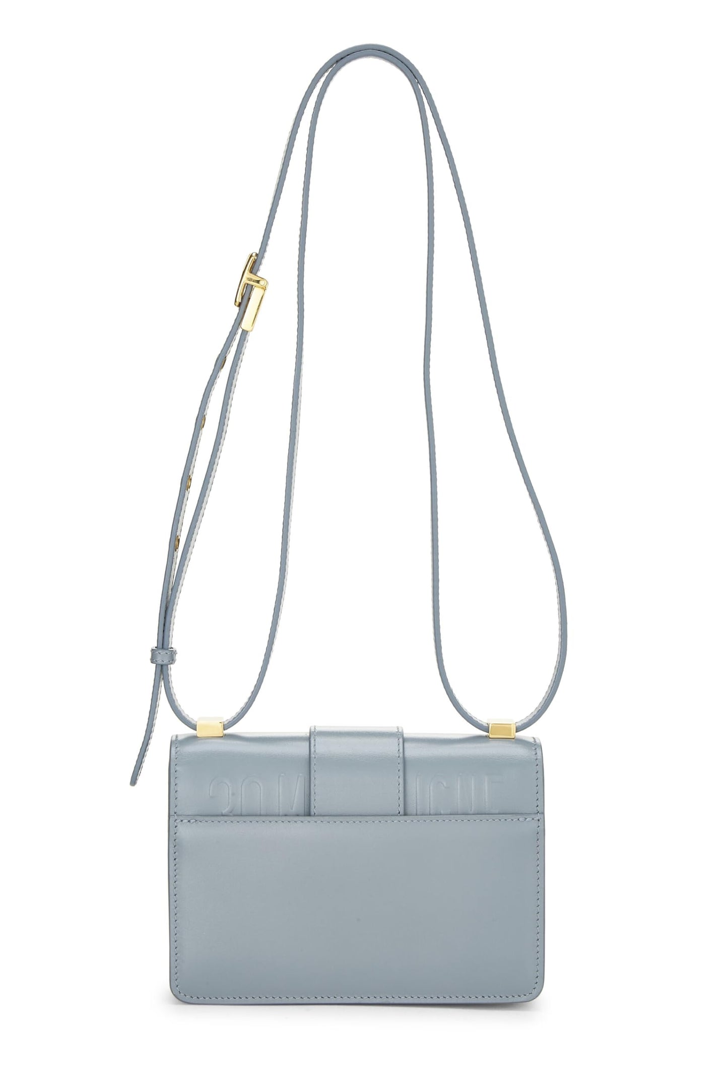 Dior, Blue Calfskin 30 Montaigne Bag Micro, Grey