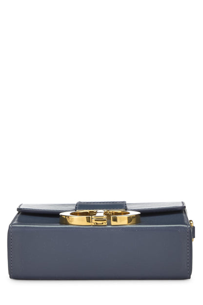 Dior, Navy Calfskin 30 Montaigne Box, Navy