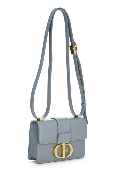 Dior, Blue Calfskin 30 Montaigne Bag Micro, Grey