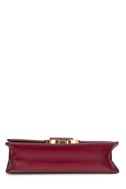 Dior, Burgundy Calfskin 30 Montaigne Box Bag, Burgundy