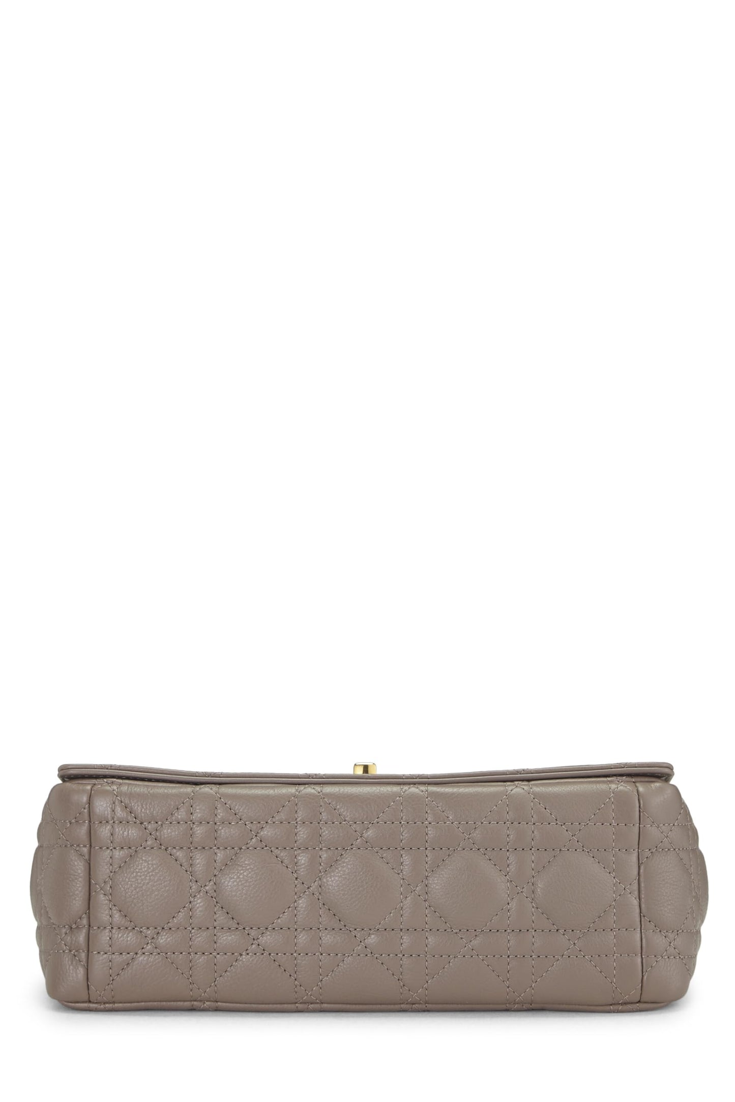Dior, Beige Cannage Calfskin Caro Bag Medium, Grey