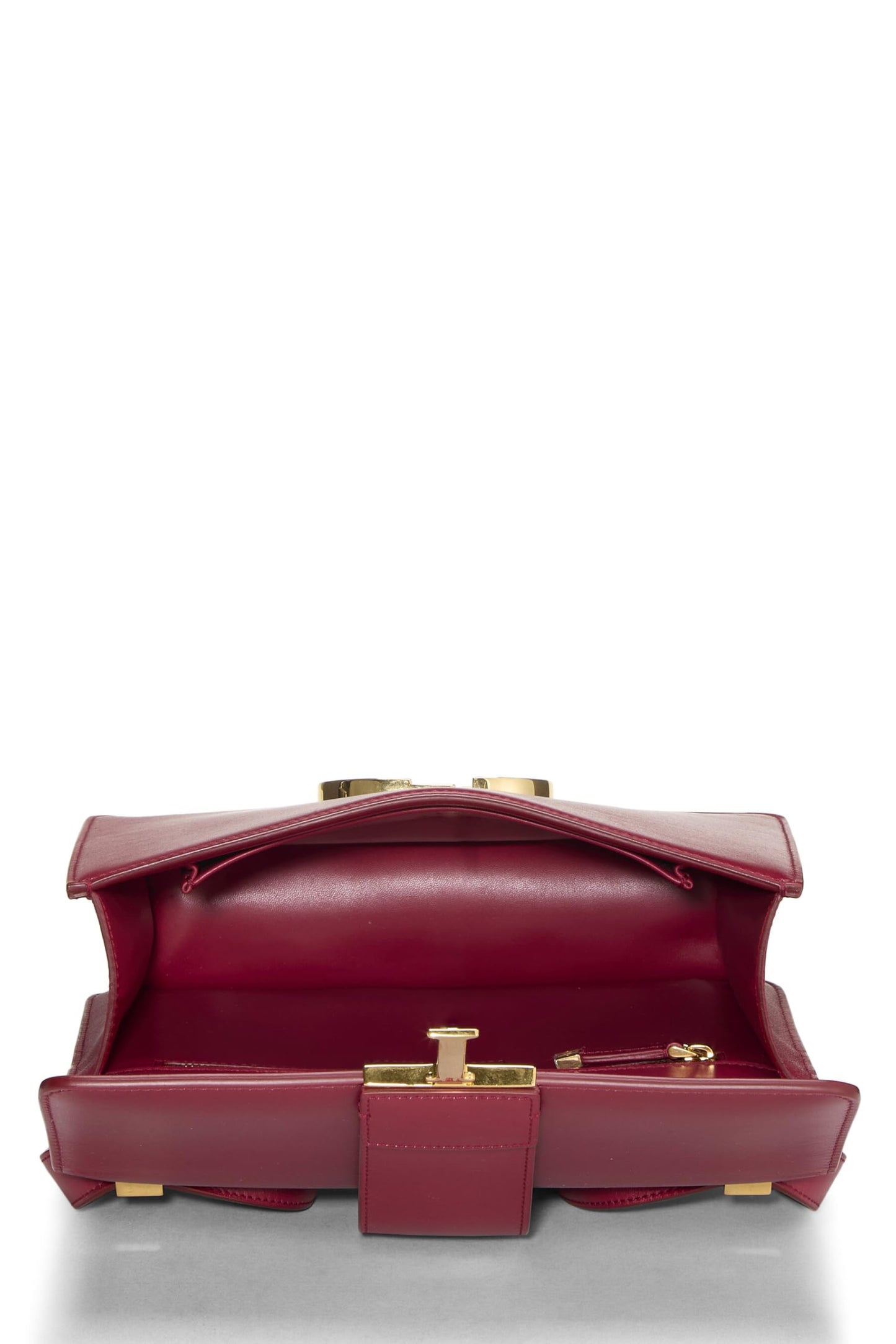 Dior, Burgundy Calfskin 30 Montaigne Box Bag, Burgundy