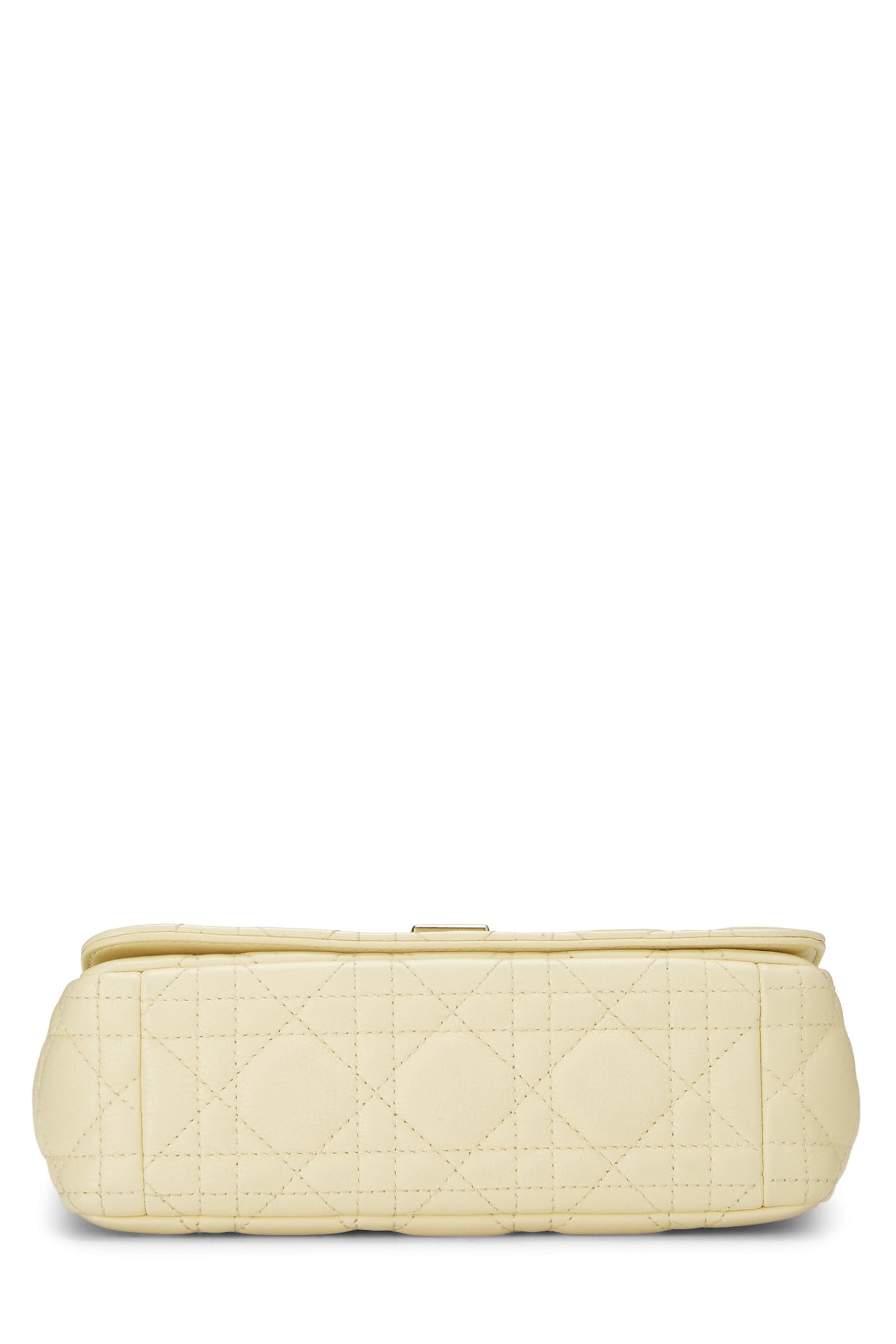 Dior, Yellow Cannage Calfskin Caro Bag Small, Yellow