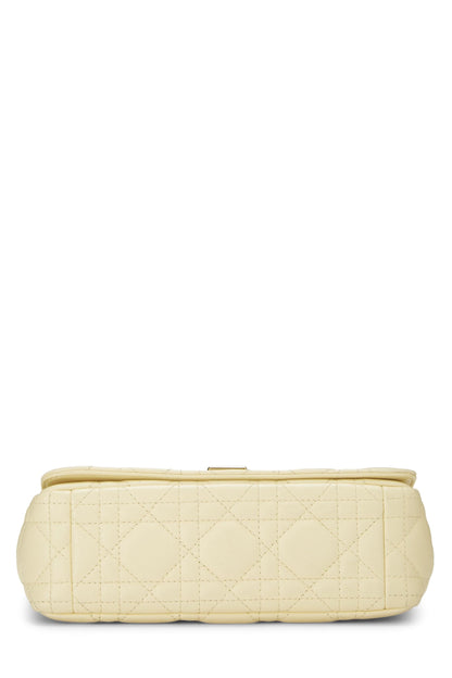Dior, Yellow Cannage Calfskin Caro Bag Small, Yellow
