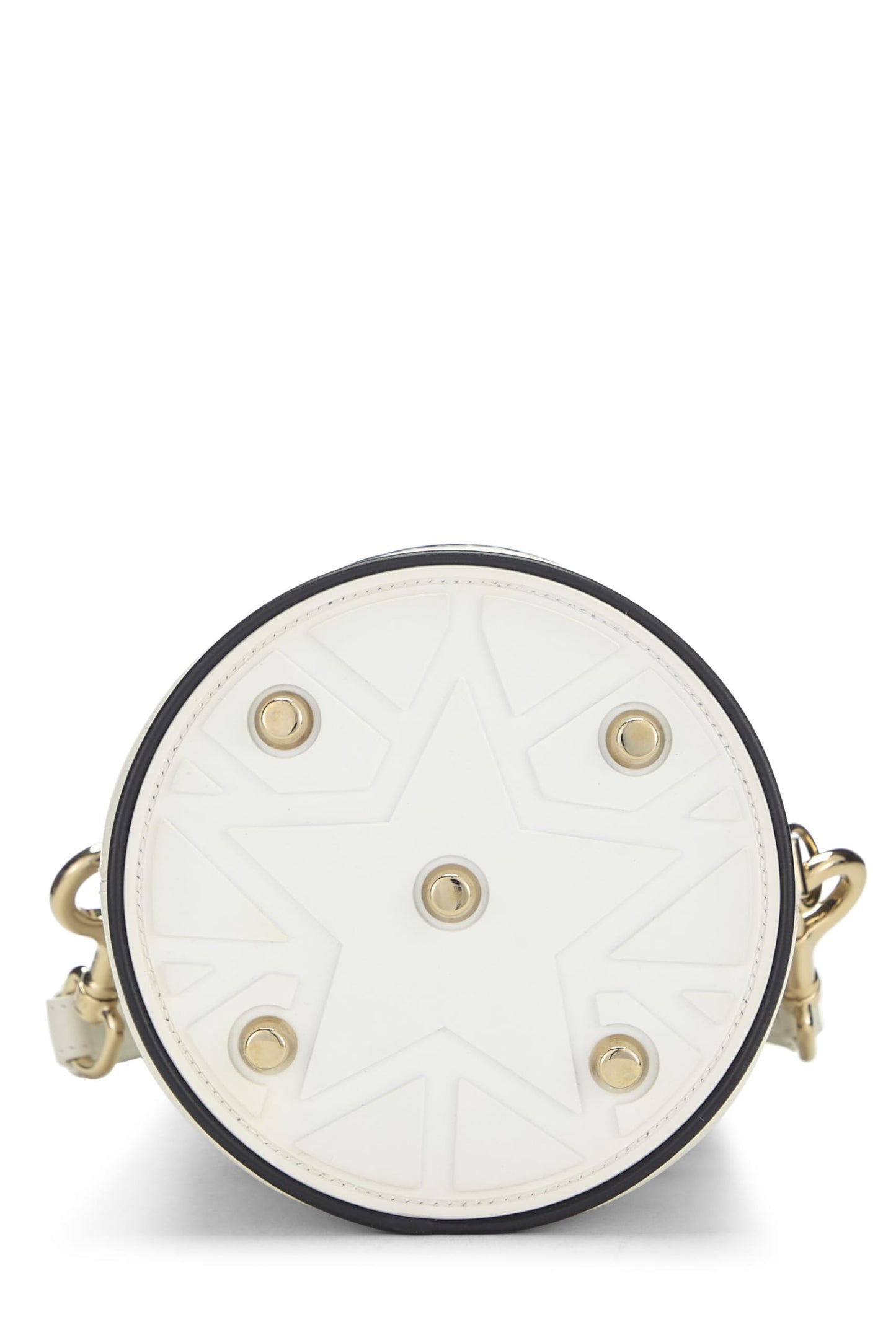 Dior, White Calfskin Vibe Bucket Bag Micro, White