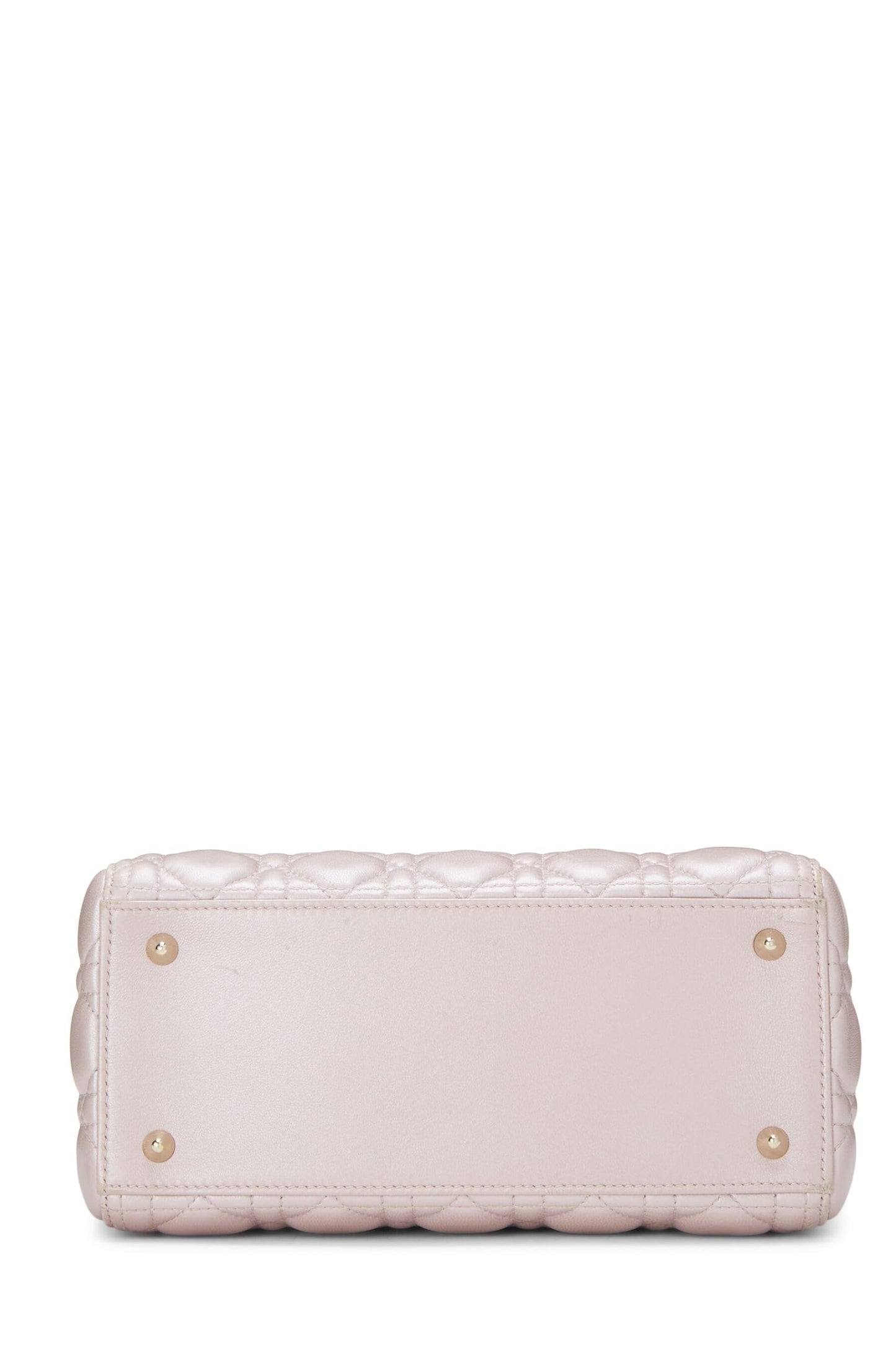 Dior, Pearly Pink Cannage Quilted Lambskin Lady Dior Medium, Pink