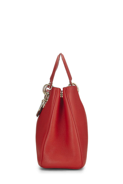 Dior, Red Leather Diorissimo Medium, Red