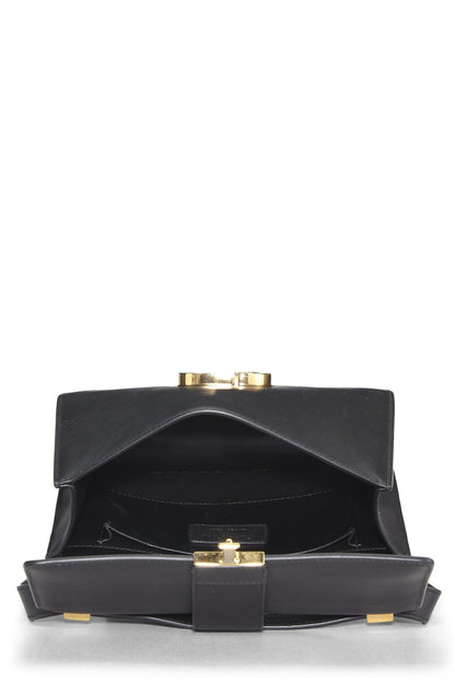 Dior, Black Calfskin 30 Montaigne Bag, Black