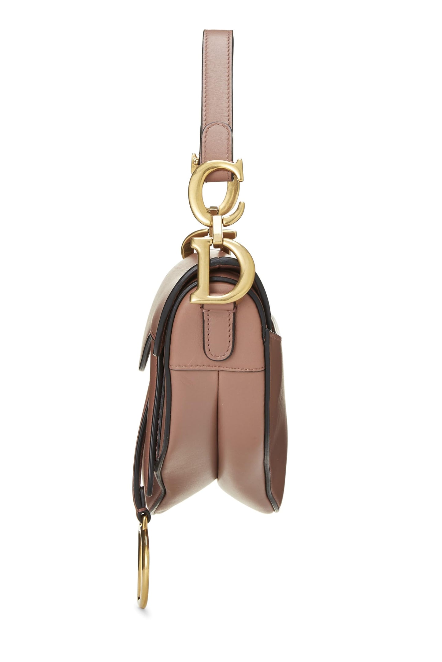 Dior, Pink Calfskin Saddle Bag Mini, Pink