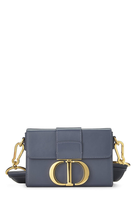 Dior, Navy Calfskin 30 Montaigne Box Bag, Navy
