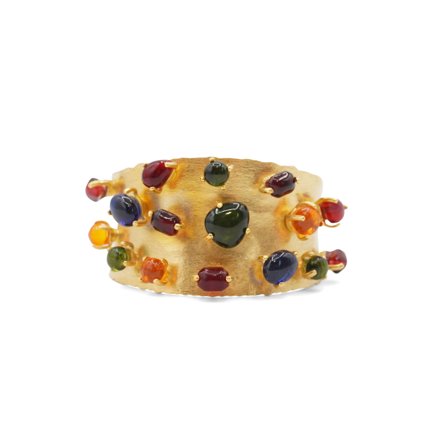 Gucci 'Cabochon' Cuff Bracelet - M
