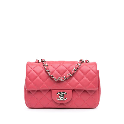 Chanel Sac Mini Rectangular Classic Lambskin Single Flap