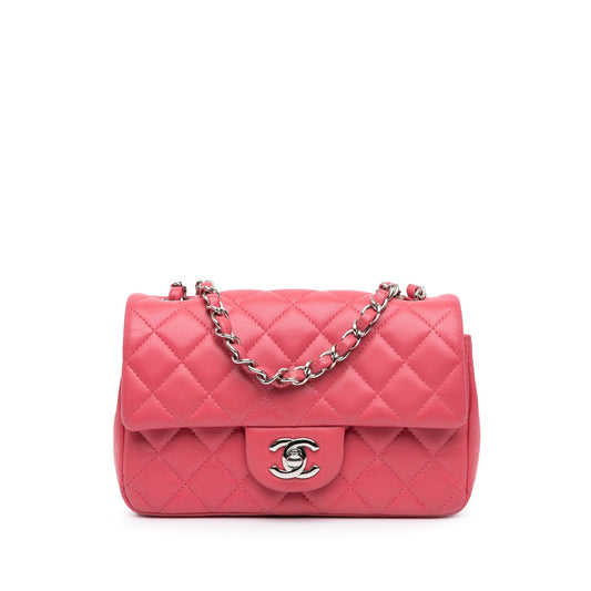 Chanel Sac Mini Rectangular Classic Lambskin Single Flap