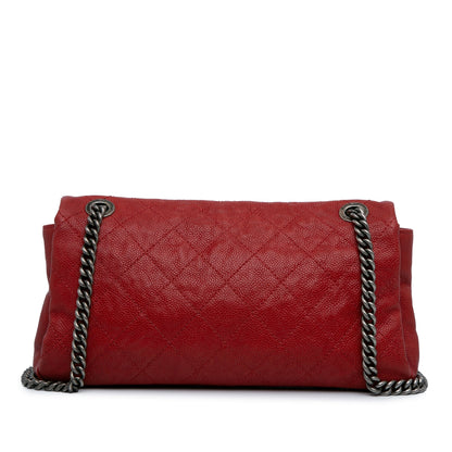 Chanel Sac Medium Quilted Caviar Easy Flap