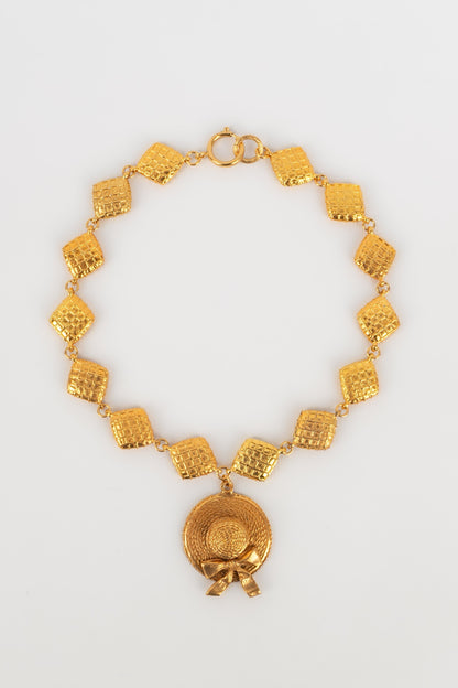 Collier matelass Chanel 1990s