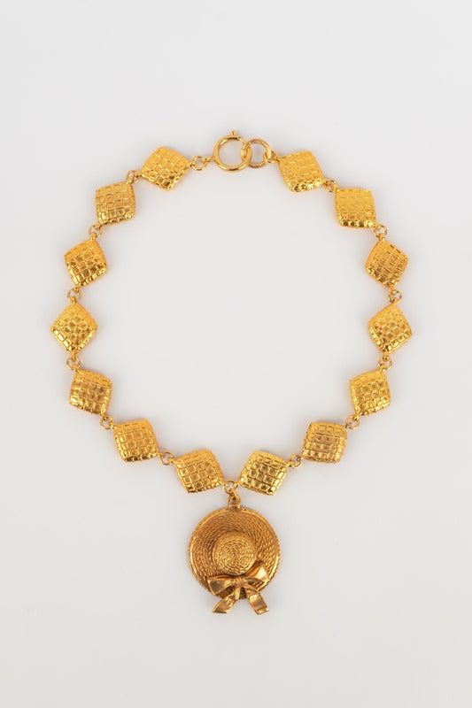 Collier matelass Chanel 1990s